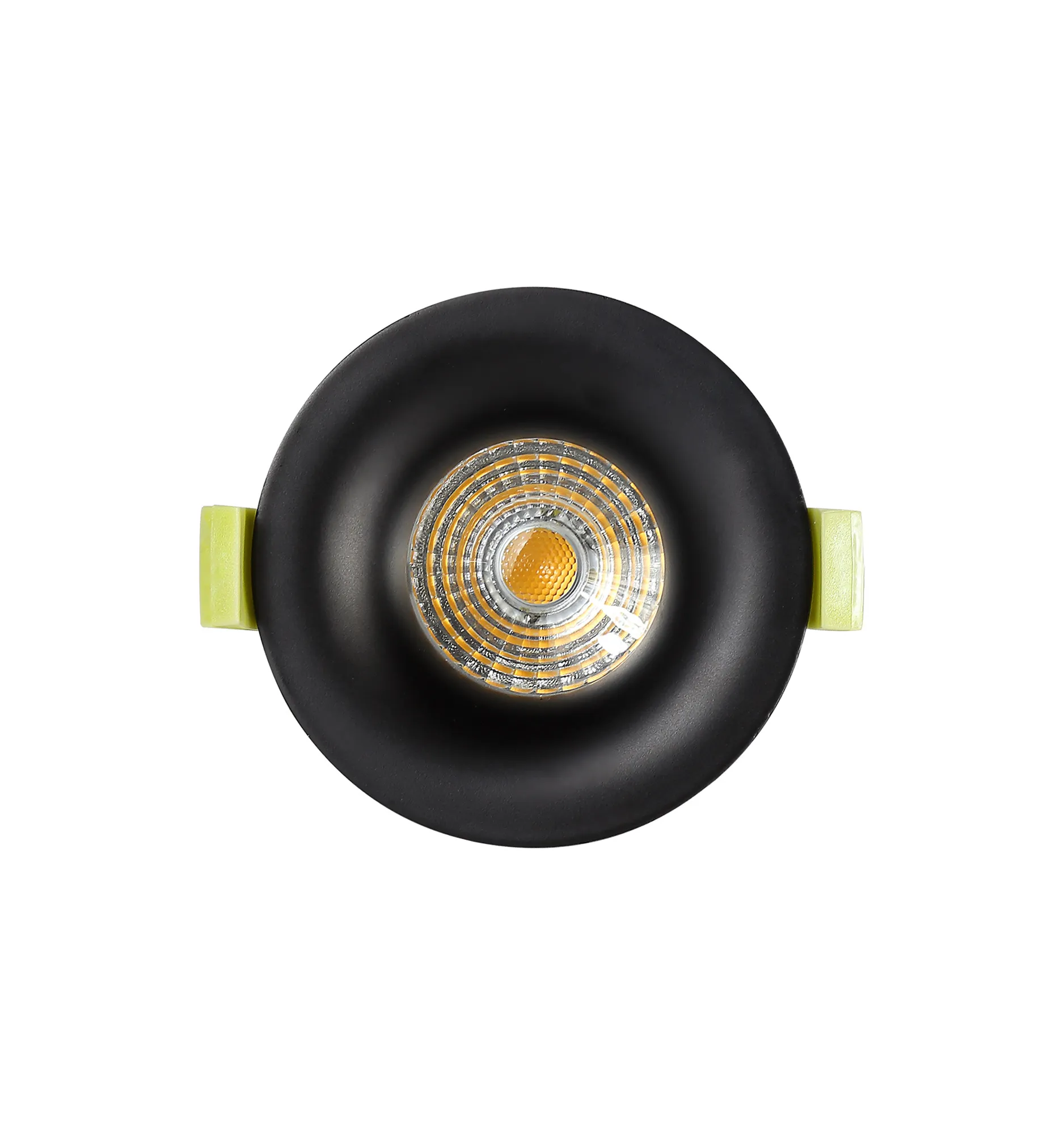 Bruve GU10 Recessed Round Matt Black IP65 Downlighter, Cut-Out 68mm DX200401  Dlux Bruve IP65